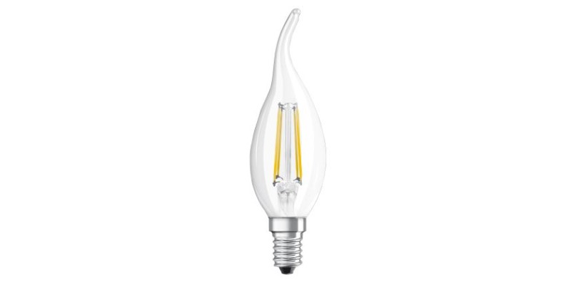 LED FILAMENT CANDLE TIP 4W E14 350LM