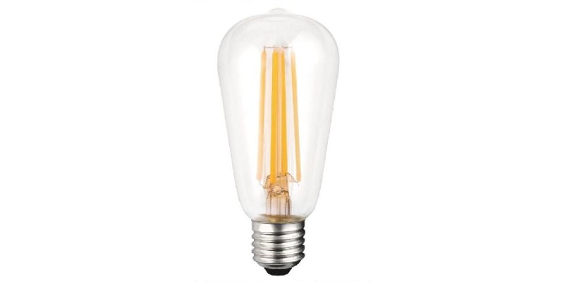 LED FILAMENT ST64 4W E27  400LM  22K AMB