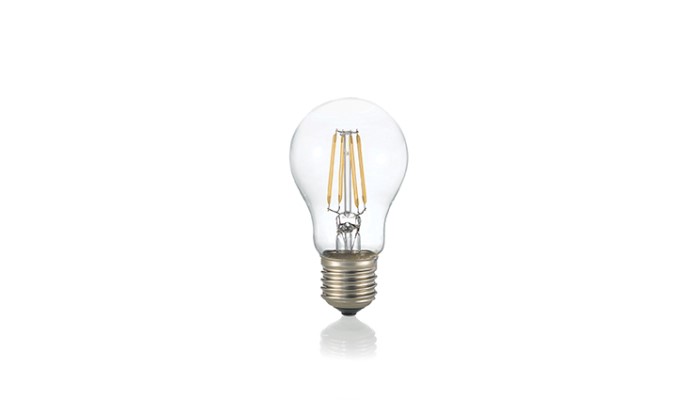 E27 GOCCIA 08W 4000K CRI80 TRASP