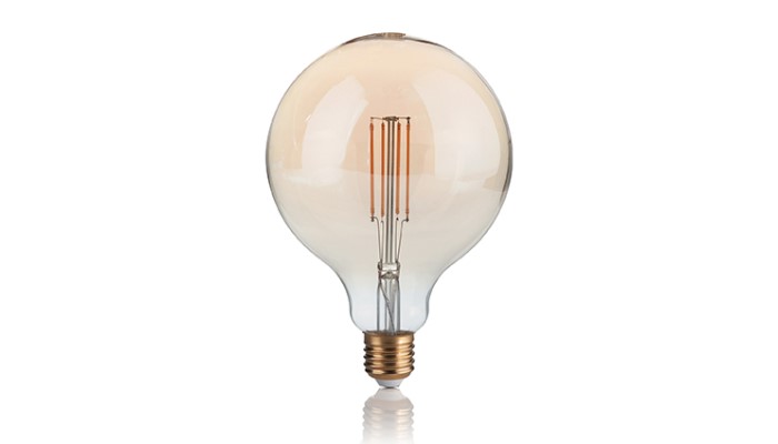 E27 GLOBO D125 04W 2200K CRI80 AMBRA