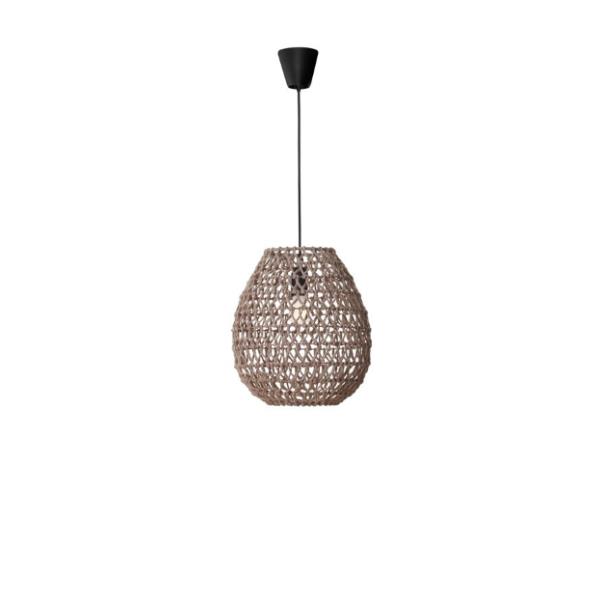 GRIFFINPaper Mocca Rattan  Black Fabric