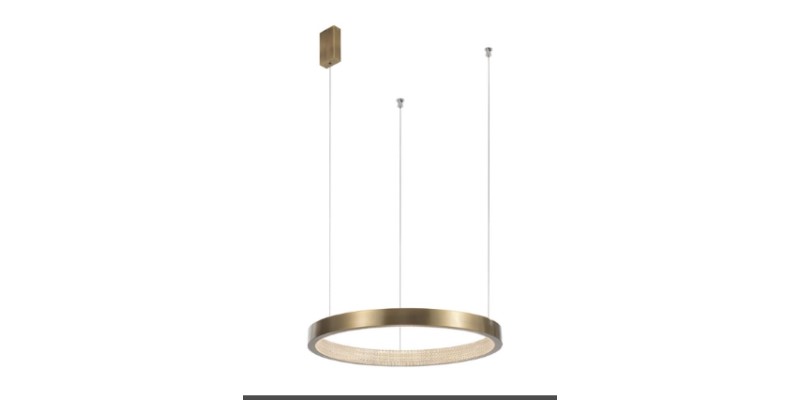 Antique Brass Aluminium & Acrylic LED 2