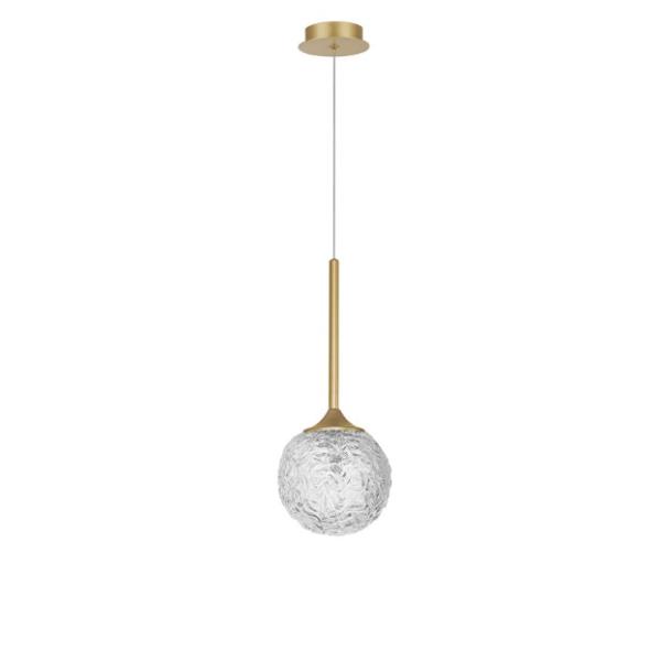 MIRANOClear Structured Glass  & Brass Go