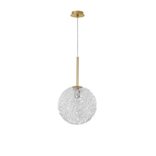 MIRANOClear Structured Glass  & Brass Go