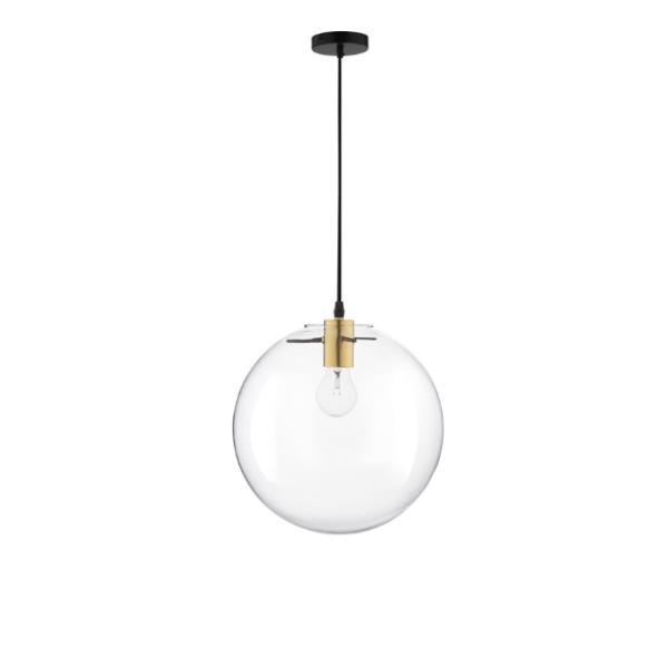 MIRALEClear Glass  Gold Metal LED E27 1x