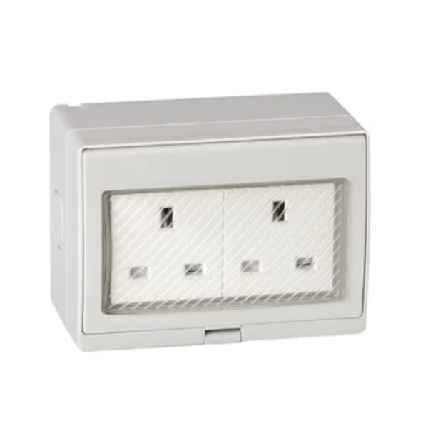 13A DOUBLE SOCKET IP55