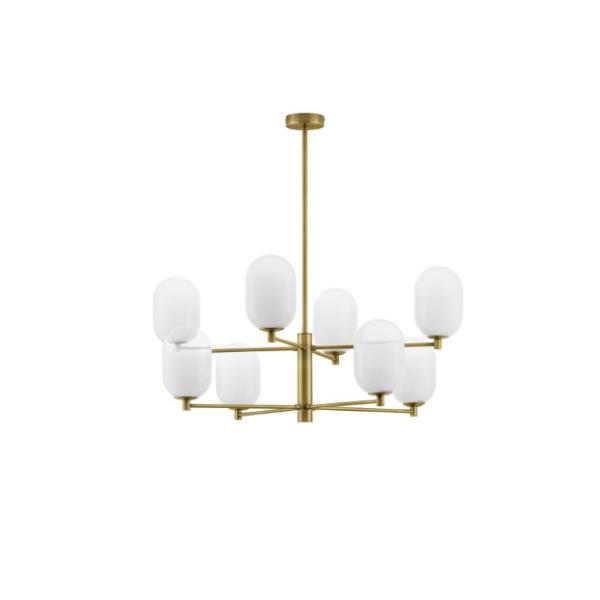 BALORGradient White Glass  Brass Gold Me