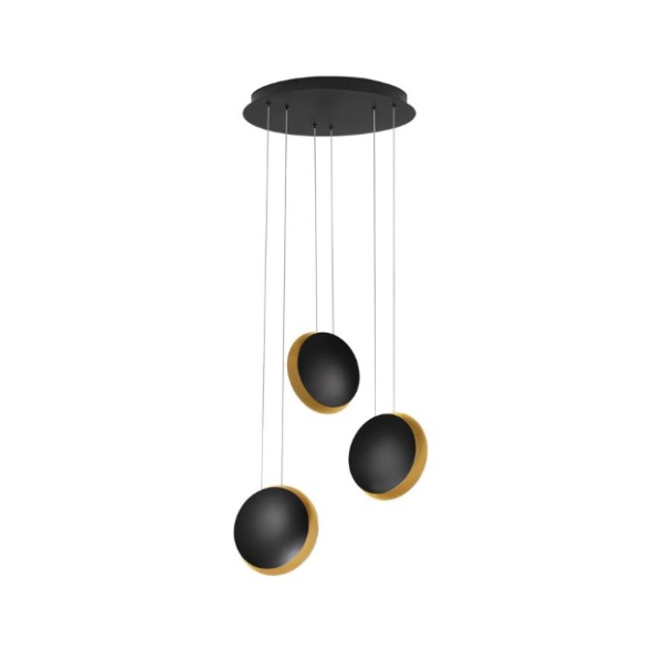 SHELLSandy Black & Gold Aluminium LED 18