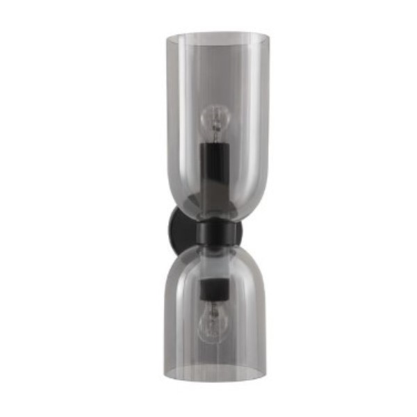PALMERSmokey Glass  Black Metal Base  LE