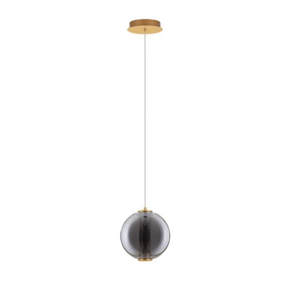 NAVIBrass Gold Metal & Smoke Gray Glass