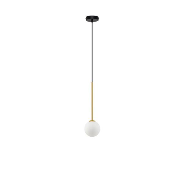 SAVOYOpal Glass Satin Gold & Matt  Black