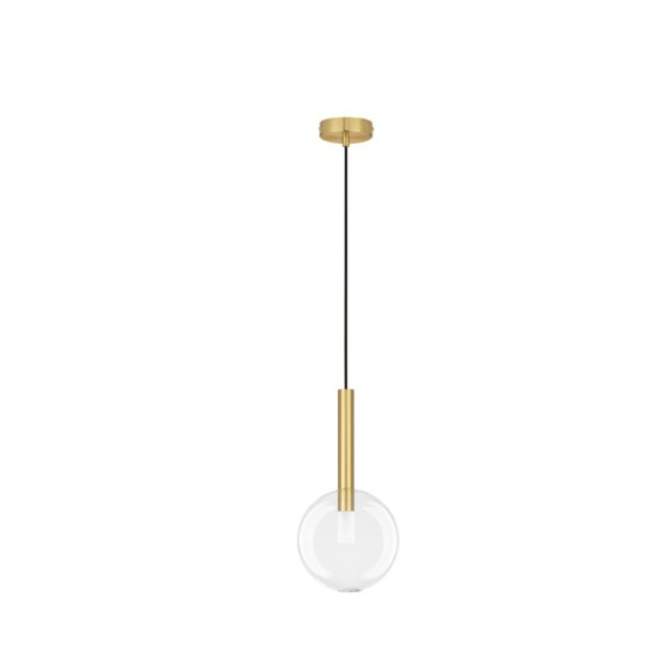 AMELIAClear Glass  Sandy Gold Metal\  LE