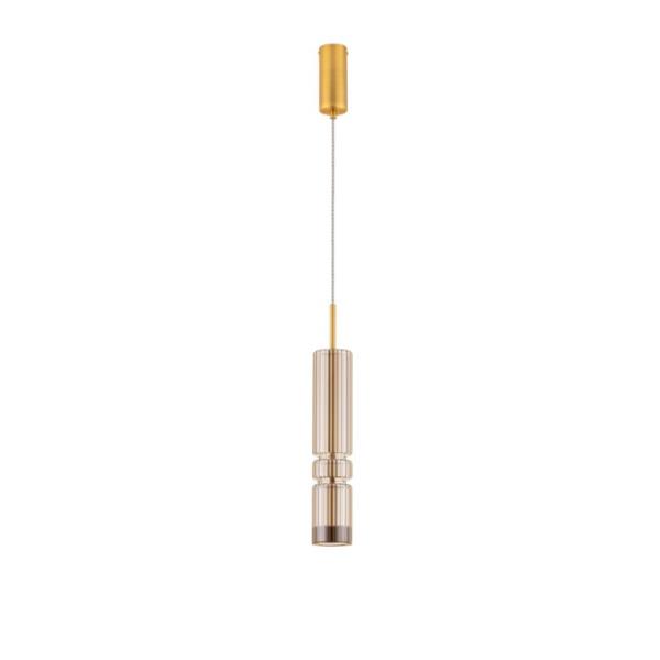 BENTOCognac Glass  Brass Gold Metal LED