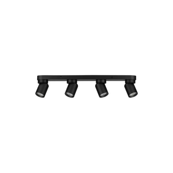 Sandy Black Aluminium  LED GU10 4x10 Wat