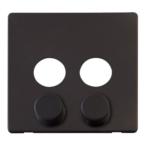 2G DIMMER SW PLATE +