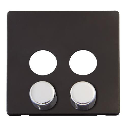 2G DIMMER SW PLATE +