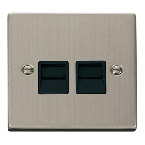 TWIN TELEPHONE OUTLE