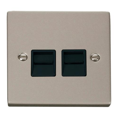 TWIN TELEPHONE OUTLE