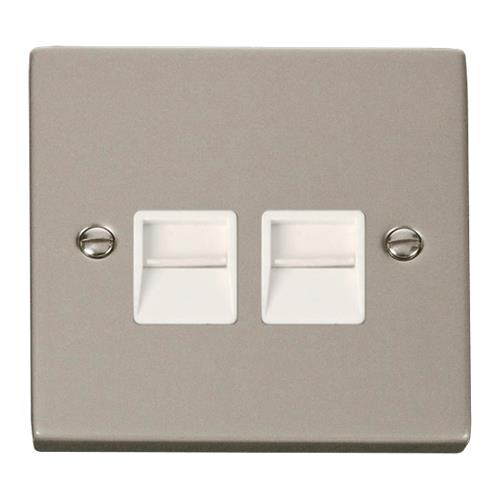 TWIN TELEPHONE OUTLE