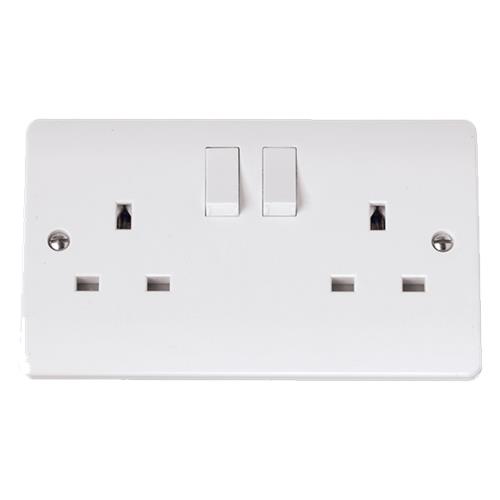 250V 2G 13A DP IB SW