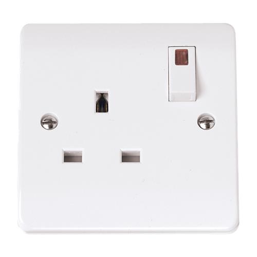 250V 1G 13A DP SW SK