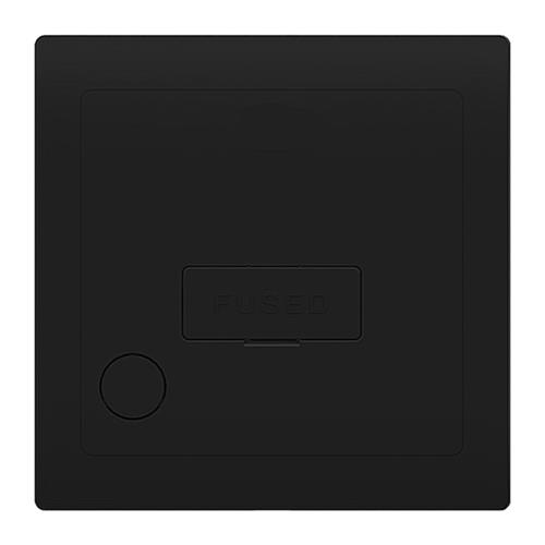 13A FCU WITH FLEX OUTLET BK