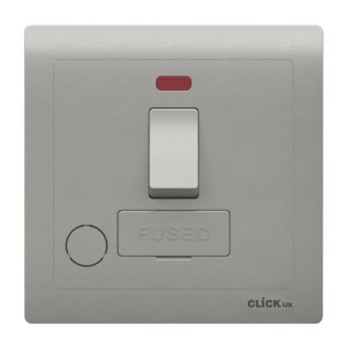 13A FCU SWITCHED WITH NEON FLEX OUTLT SV