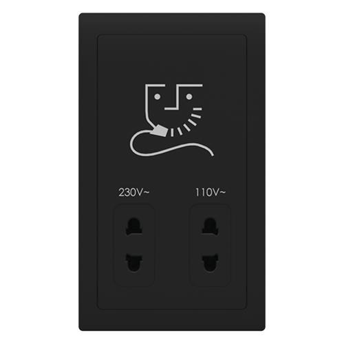 20VA 50HZ SHAVER UNIT 230/115V BK