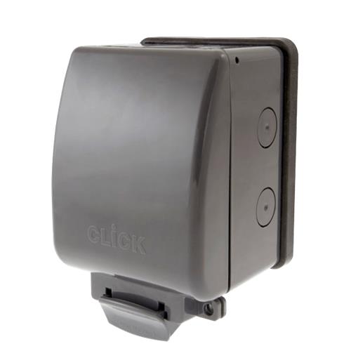 1 Gang IP66  Weatherproof Enclosure - Gr