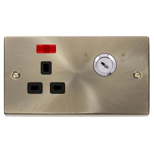 13A 1G DP LOCKABLE S