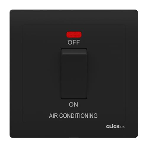 32A DP SWITCH NEON "AIR CONDITIONING" BK