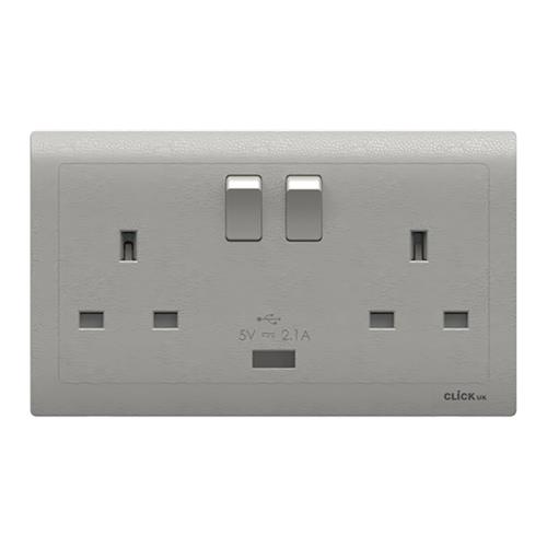 2 GANG USB SOCKET SV