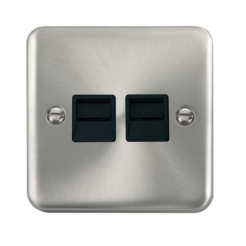 TWIN TELEPHONE OUTLE