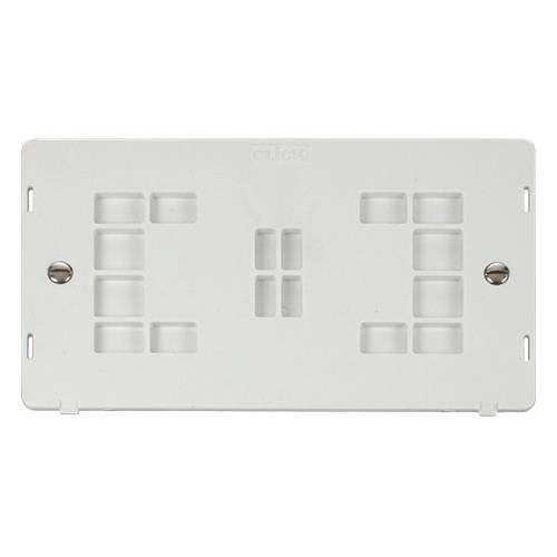 2 GANG BLANK PLATE I