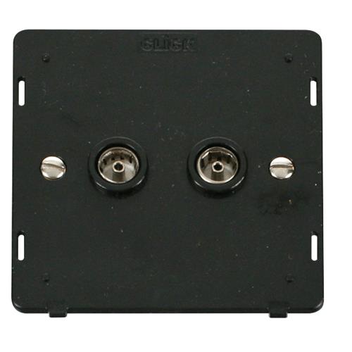 TWIN CO-AXIAL SOCKET