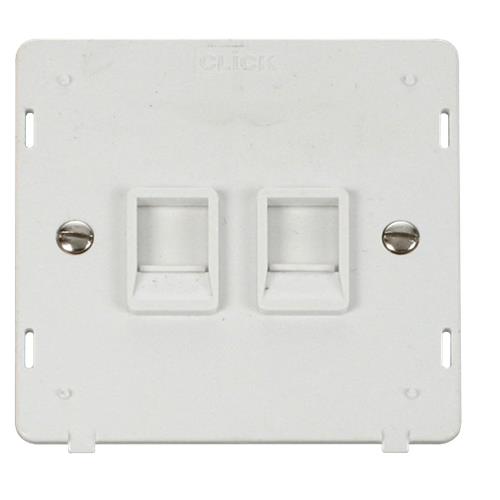 TWIN RJ45 SOCKET OUT