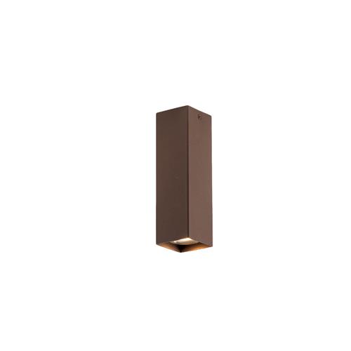PLAFONIERA FLUKE QUADRATA CORTEN 1XGU10