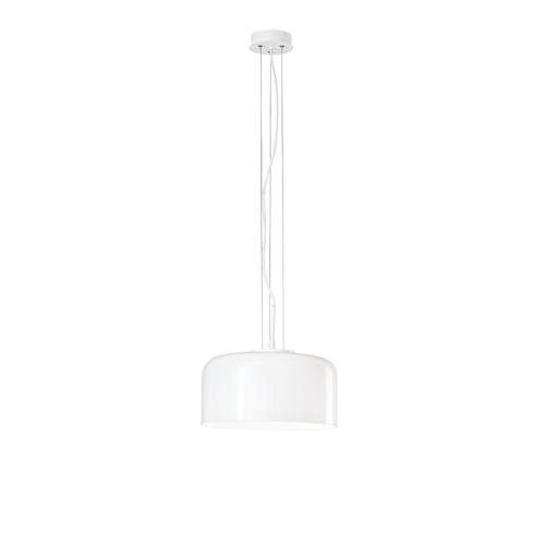 SOSPENSIONE GIBUS BIANCA 1XE27 30X30X150