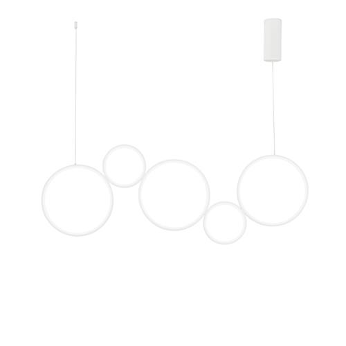 SOSPENSIONE LED FREDY BIANCA 60W 8000LM