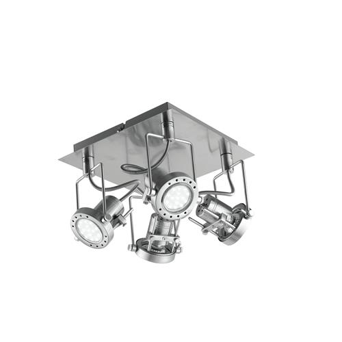 SPOT LED TECHNO NICKEL 3XGU10 LED 5W 400
