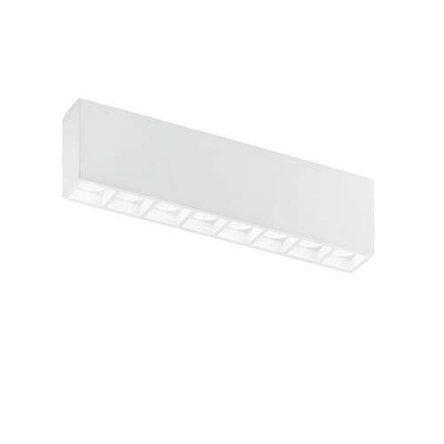 PLAFONIERA HAPIS RETTANGOLARE BIANCA 8XG