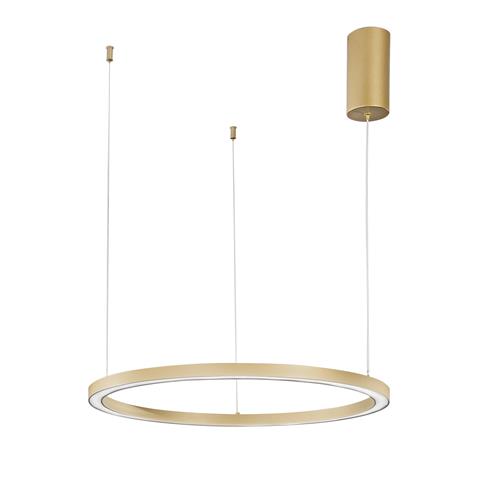 SOSPENSIONE LED HOOP IN ALLUMINIO ORO 30