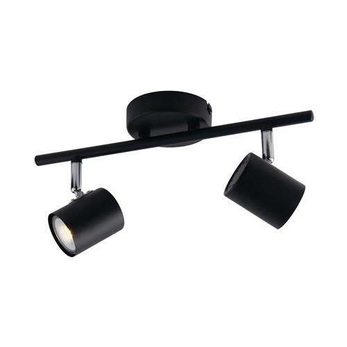 SPOT ZERO NERO 2XGU10 33X9,7X15CM