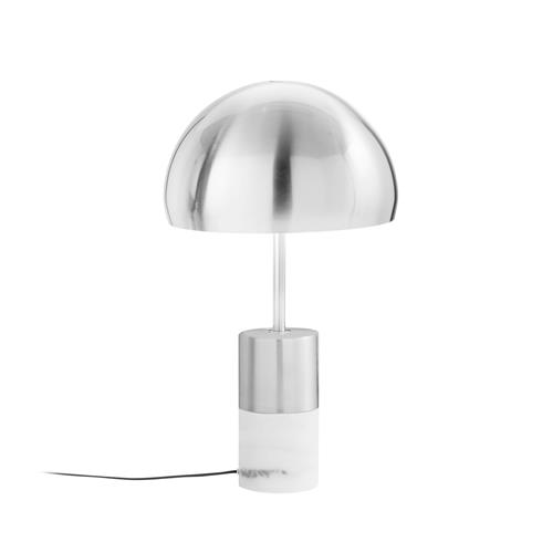 LAMPADA DA TAVOLO IGEA NICKEL CON MARMO