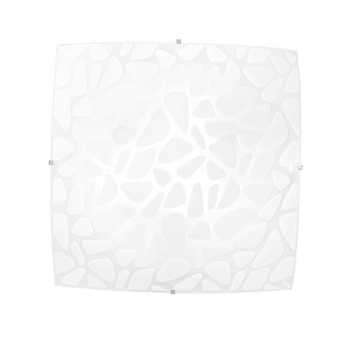 PLAFONIERA ISLAND BIANCA 3XE27 40X40X10C