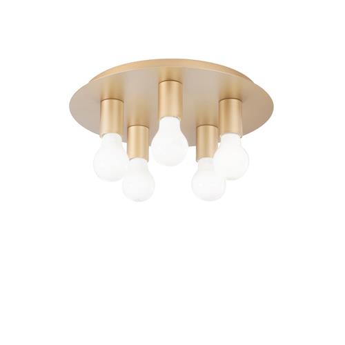 PLAFONIERA STRIKE ORO 5XE27 35X35X86CM