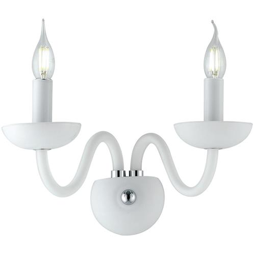 APPLIQUE ALFIERE BIANCA/CROMO 2XE14 12X2