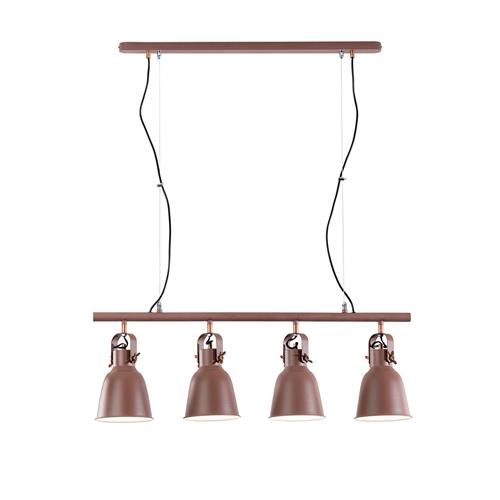 SOSPENSIONE LEGEND CORTEN/RAME 4XE27 85,