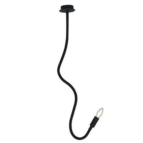 PLAFONIERA LOVER NERA 1XE14 10X10X100CM