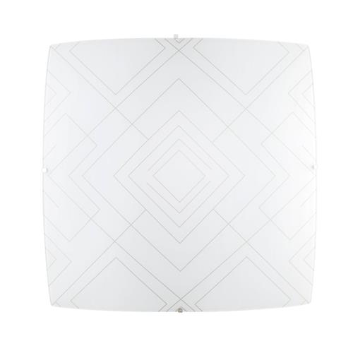 PLAFONIERA VECTOR BIANCA/GRIGIA 3XE27 40